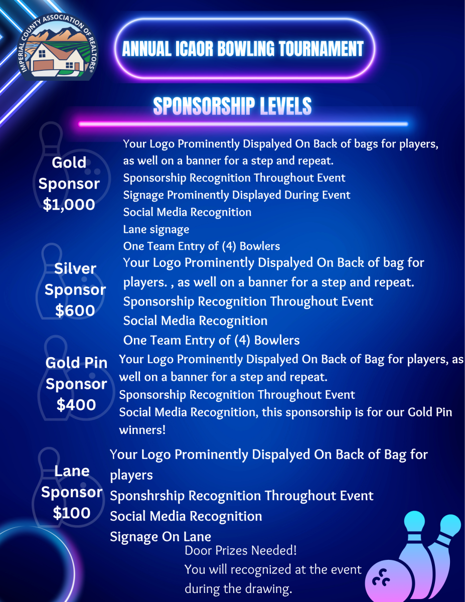 2026 sponsorships bowling 2026 Bowling Tournament Sponsorship Flyer